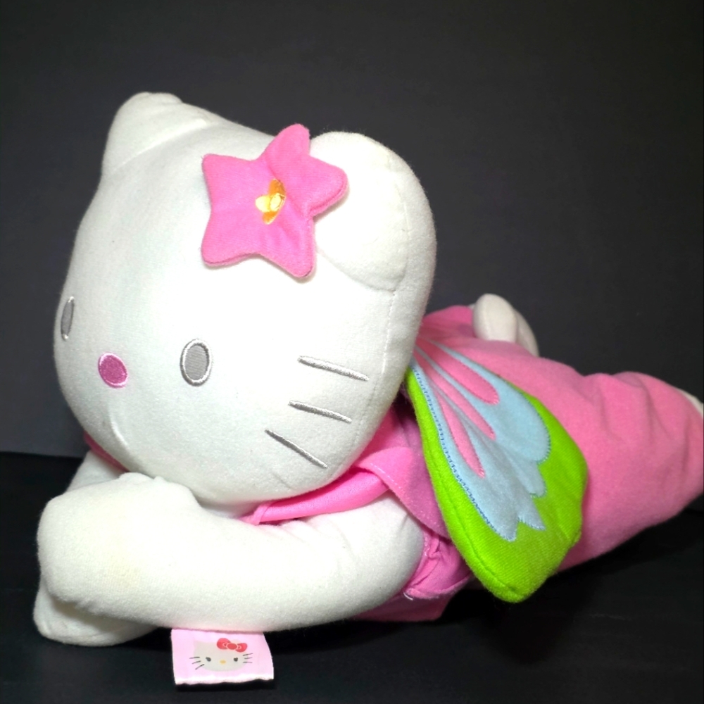 Hello Kitty Sanrio Butterfly Pillow Plush 17 Inches Long